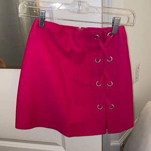Hot Pink Skirt - by the way